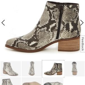 Bleeker and Bond snakeskin boots